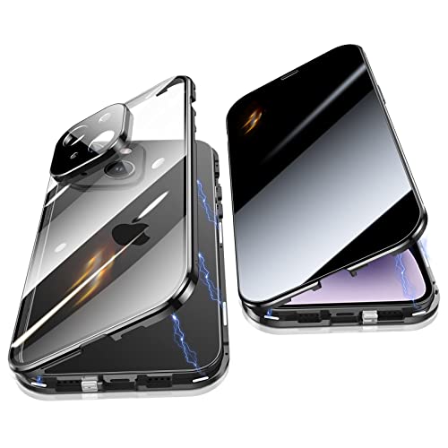 Coque Anti Peeping pour iPhone 14 : Finis les Regards Indiscrets avec l'Étui Magnétique