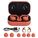 Produktbild Aukson Ohrhaken Kopfhörer, rutschfeste Silikon-Ohrhaken Drahtlose Sport-In-Ear-Headset-Ohrhörer mit Ladebox 28h Gemischte Akkulaufzeit(Lava Red)