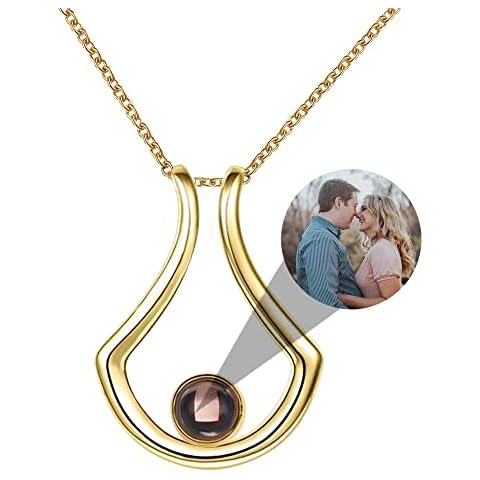 Aina Lighting Personalized Photo Projection Necklace Cover