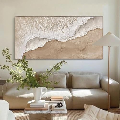 Œuvre d'art abstraite moderne pour habiller un grand mur vide