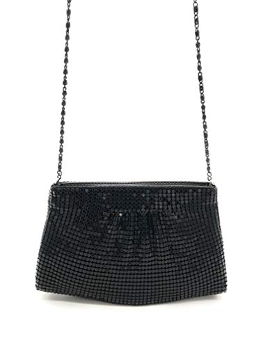 Women's Evening Clutches Metal Mesh Party Purse Bag(Mini,Purple)4