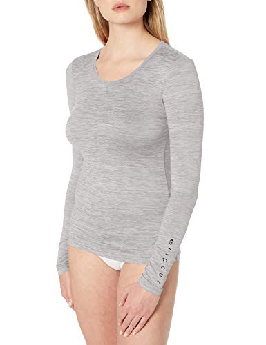 Rip Curl Women's Search Loose Fitting Long Sleeve Uv Rashguard, Gry, XS
