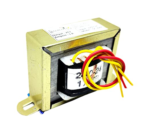 Image of INVENTO 1Pcs 24V 1A 24-0-24 Transformer Copper Winding 220V AC to 24V AC Step Down Power Supply For DIY Projects