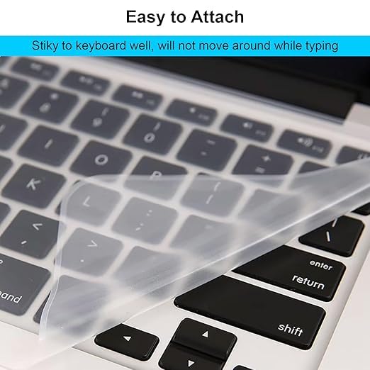 Image of Universal Silicon Keyboard Protector for 15.6 inch Laptop - Dustproof, Anti - Spill Cover, Compatible with Most Laptop Brand Pack of 2