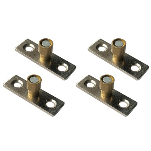 4Pcs Metal Sliding Door Guide Accessories Barn Door Floor Guide Locator Stopper for Security Door(10mm/0.39in)
