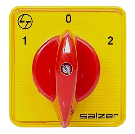 SALZER (L&T) 61153 10A 3Pole 2Way S10 B03 Cam Operated Rotary Switch