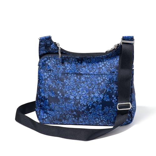 Image of Baggallini Crossbody Travel Bag 11x8.5 Lightweight Water-resistant Nylon Handbag