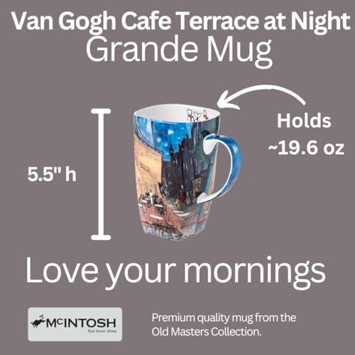 Taza grande McIntosh Vincent Van Gogh 580 ml con caja miniatura 4