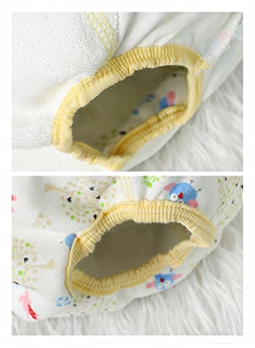 Haimoburg Set van 6 waterdichte baby leerluier trainingsbroeken ondergoed luiers luierbroek voor toilettraining… - Afbeelding 5