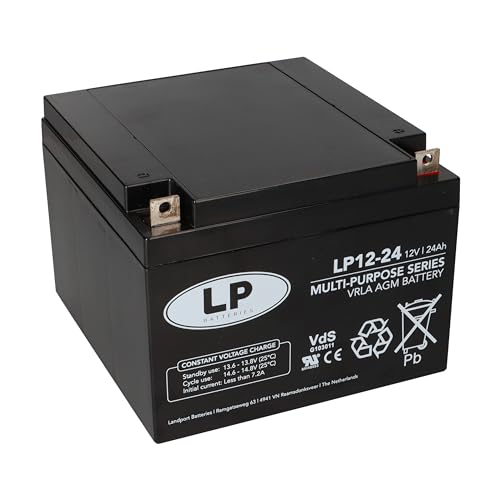 Batterie 12V 24Ah plomb AGM NSA pour alimentation de secours VdS
