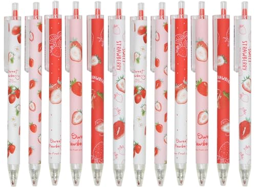 Bolígrafos gel retractiles YYaaloa 0.5 mm pack 12 miniatura 2