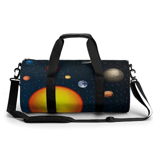 Sac de voyage gym Planète Galaxie robuste et ultra léger 45cm