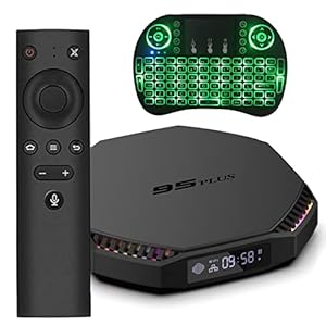 Android 11.0 TV Box, 8 GB + 128 GB, RK3566 Quad Core Smart TV Box Android Media Player Ondersteuning USB 3.0/ 3D/4K/8K/ H.265/2.4G WiFi Set Top TV Box met minitoetsenbord,8gb+64gb