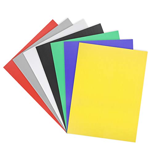 Feuilles ondulées en plastique 3mm uxcell panneau de pelouse 30x40cm lot de 7