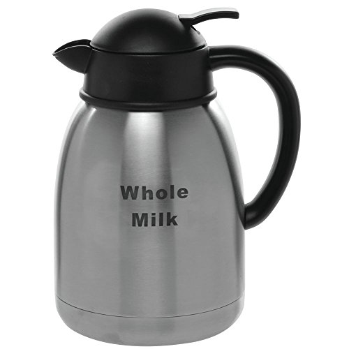 Hubert SA15X-S04 Coffee Cream Carafe With Whole Milk Imprint cover