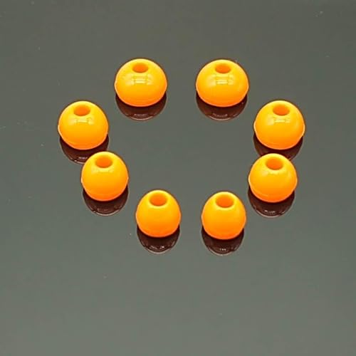 3 Pairs PENON Liqueur 4.5mm HiFi Silicone Eartips Replacement Tips for 4.0-6.0mm Nozzle Wireless Earbuds/Bluetooth Sports/Audiophile in-Ear Earphones IEMs (Orange, LLL)