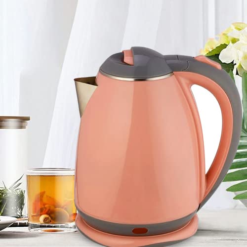 EVK® Pink Double Walled Cool Touch Stainless Steel Electric Kettle, 1.8 Litre, with 1500 Watt, boiler for Water, milk, tea, coffee, instant noodles, soup etc-image-28