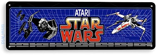 Tinworld Tin Sign: Star Wars Arcade Game Room Shop Marquee Metal Decor Retro Console C504