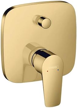 hansgrohe Talis E 71745990 Single-Lever Bath Mixer Tap Flush-Mounted Polished Gold Optic