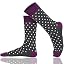 Anthracite Purple With White Dots