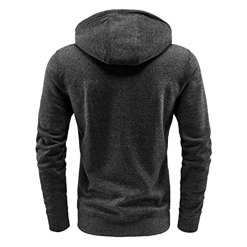 Image of OHSNMAKSL Hoodies for Men sherpa Warm Fleece Hoodie Jacket Sweatshirt Full Zip Sport Workout Coats