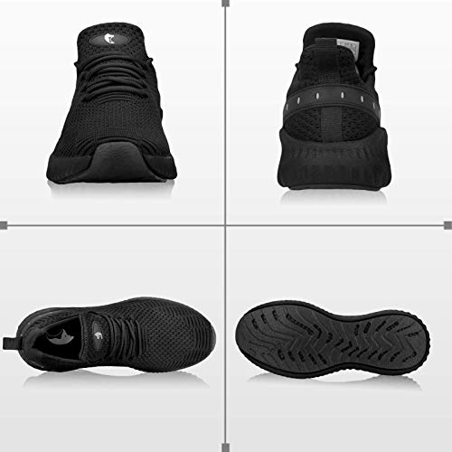 Flysocks Women's Casual Shoes, 13-All Black, 94