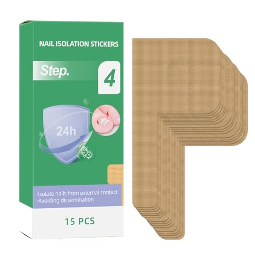 Fungal Nail Patches, Toenail Treatment Extra Strength Kit for Daily Care - Step 4 Nail Repair for Restores Damaged Nails and Appearance of Discolored