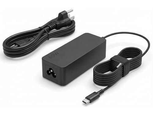 65W USB-C AC Charger Compatible with Noco Portable Jump Starter Boost X GBX45 GBX55 GBX75 GBX155, Boost Air AX65 Power S - Detailed View