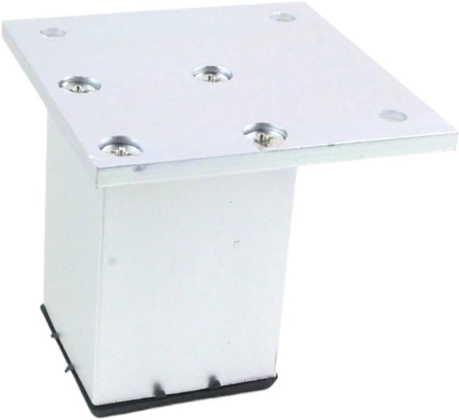 4 Pieces 50mm Aluminum Square Furniture Cabinet Leg Cupboard Table Feet