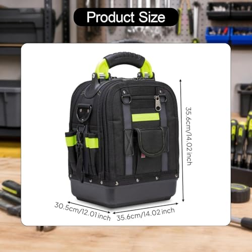 Sac à outils robuste avec poches de rangement pour sécuriser le matériel lourd