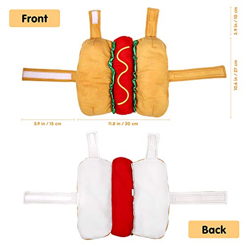 Disfraz Hot Dog para Perros y Gatos, Talla S miniatura 3