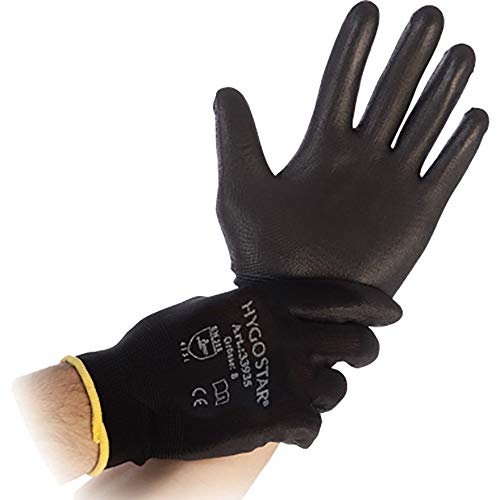 Preisvergleich Produktbild franz mensch Arbeitshandschuh"BLACK ACE" HYGOSTAR, M VE = 12