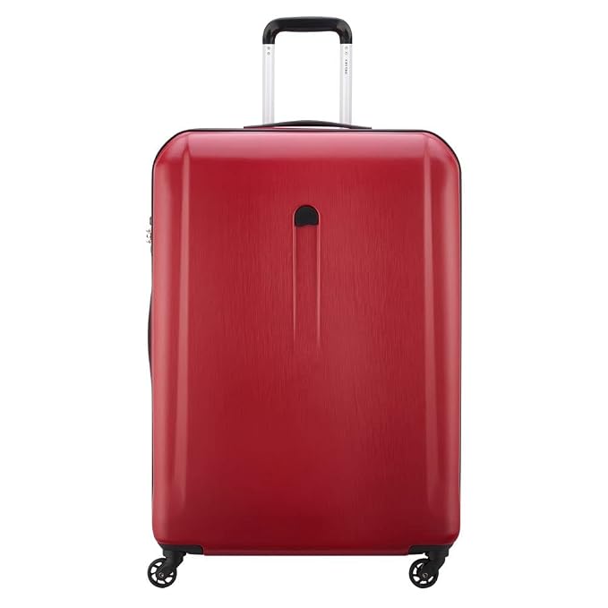 Delsey Maputo ABS 76 CM 4 Wheels Red Hard Suitcase