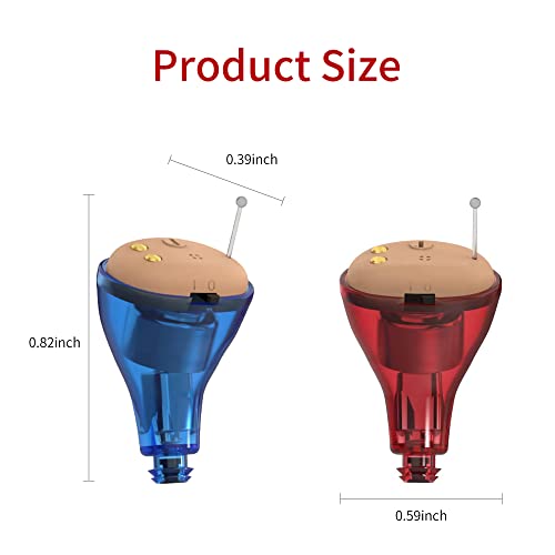 Rechargeable Sound Amplifier for Adults,Voice Enhancer Aid and Assist Hearing for TV and Talking, 24+ Hours of Use (2 Pieces) - Thumbnail 2