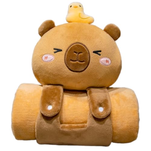 ぬいぐるみ 枕 キルト 両用クッション 春 オフィス お昼寝クッション 折りたたみ エアコン 多機能ひざ掛け