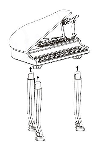 Grand Piano Bontempi 104000 : Piano à queue enfant noir