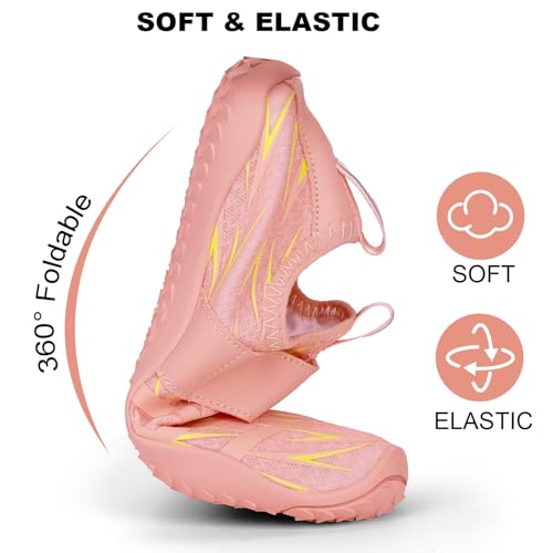 Image of Orgone Hike Footwear Barefoot Shoes Womens Mens, Pro Shoes Women Men Barefoot Hike Shoes Travel Shoes, Healthy & Non-Slip Breathable Barefoot Shoes, Pink A04