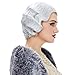 STfantasy 20S Finger Wave Wig Flapper Curly Synthetic Hair for Women 1920s Cosplay Costume Halloween Party Daily Everyday Wear (Siver Grey)