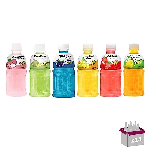 Mogu Mogu - Litchi - Melón - Grosella - Piña - Fresa - Mango - 24x32cl