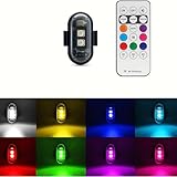 Télécommande sans fil : Nos lumières stroboscopiques LED pour avions sont dotées d'une télécommande permettant de changer facilement de couleur et de mode dans un rayon de 7 mètres, avec fonction de mémorisation. Pour la première utilisation : Chargez la lampe pendant 5 secondes, sortez-la, appuyez longuement sur le bouton [on] de la télécommande, la lumière s'allume pour indiquer que l'activation est réussie.