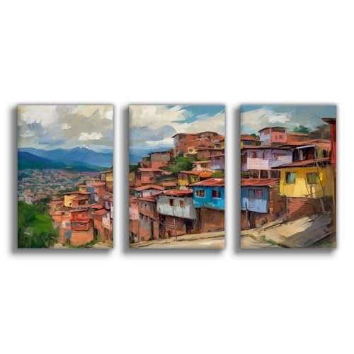 Impression sur toile Medellín Colombie paysage tableau décoration salon
