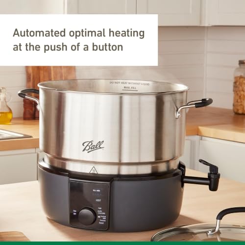 Ball EasyCanner Electric Water Bath Canner, 21-Quart Capacity, Automated Heating, Multicooker & Steamer Functionality - Image 3
