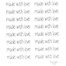 Made with Love Script Stickers for Journaling, Scrapbooking, Cardmaking, Arts & Crafts - 32 Pieces