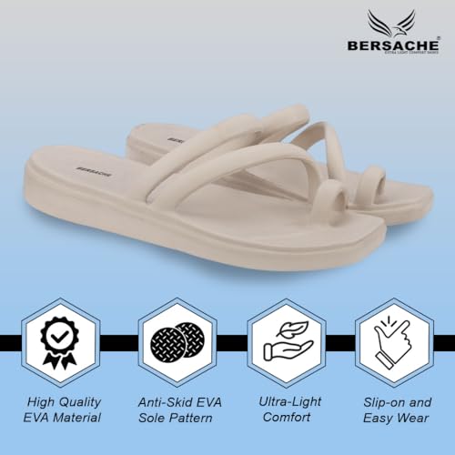 Image of BERSACHE Extra Soft Classic Casual CHAPPAL with Regular wear with Ultra Soft & Flexibility Technology Clogs's for Women 's