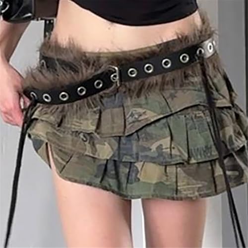 Plush Leather Waist Cincher Fashionable Vintage Waistband Hiphop Jeans Belt For Daily Wear And Special Occasion4
