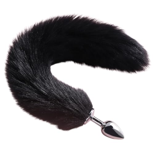 KEWUF 1 PCS Plug Anales Silicona,Juguetes Anales Plugs, Juguetes Eróticos para Adultos, Juguetes Eróticos Sexuales pour Femmes Hommes Plugs Anaux Butt Plug Silicone - Negro