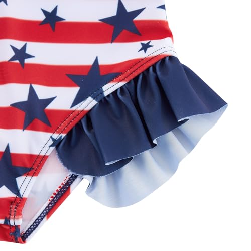 Image of Funnycokid Girls Swimsuit 3 Pieces Long Sleeve Rash Guard Set Tankini Bathing Suits Summer Kids Swimwear 3-10 Years