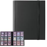 Capacité de 360 cartes : cet album de cartes de 20 pages dispose de 18 emplacements pour cartes par page, soit un total de 360 emplacements pour cartes transparents.
