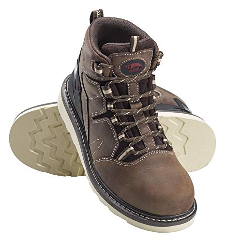 FSI FOOTWEAR SPECIALTIES INTERNATIONAL Men's 7606 Leather Wedge 6" Soft Toe Waterproof Puncture Resistant Eh Work Boots4