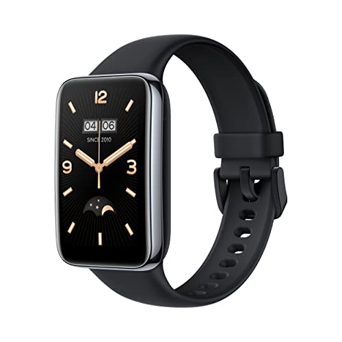 Xiaomi Smart Band 7 Pro - 1.64 インチ AMOLED スクリーン、GPS、110 スポーツモード、心拍数、睡眠、SpO2、5ATM、最大 12 日間のバッテリーを備えたスマートウォッチ、ブラック (ES バージョン + 3 年保証)